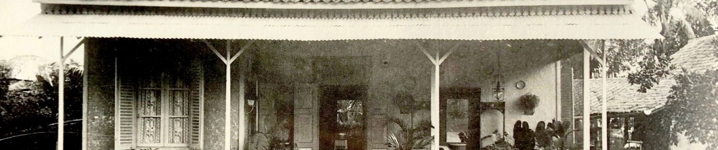 Colonial house in the Dutch East Indies