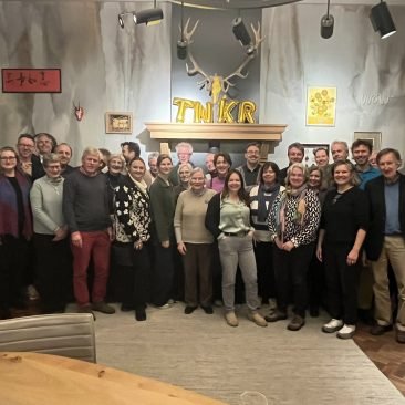 Nieuwjaarsreceptie 2026 groepsfoto
