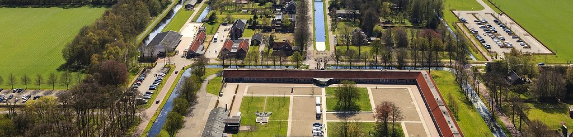 Aerial view of Veenhuizen, one of the Colonies of Benevolence in Drenthe, the Netherlands. Photo by Siebe Swart