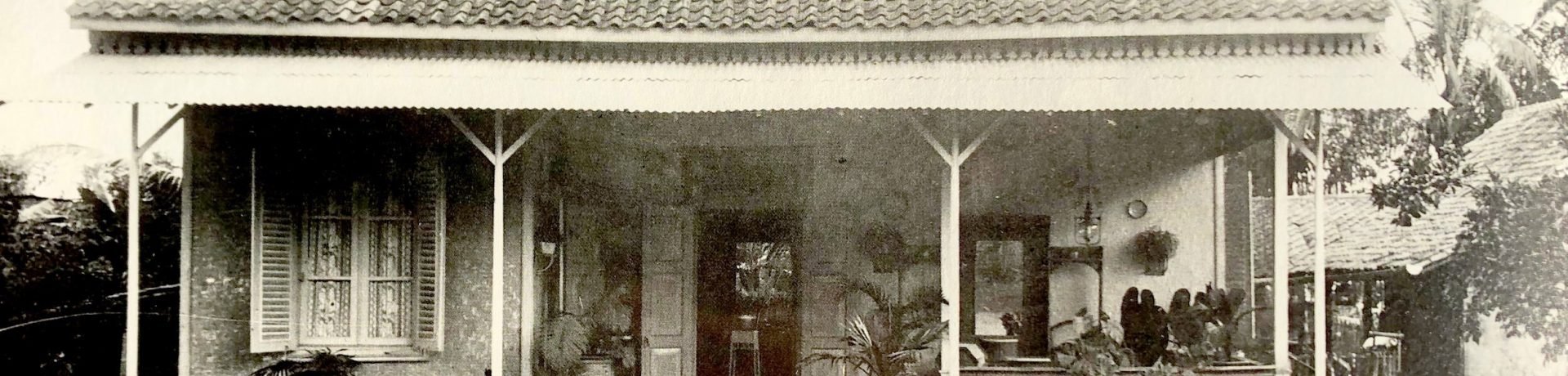Colonial house in the Dutch East Indies