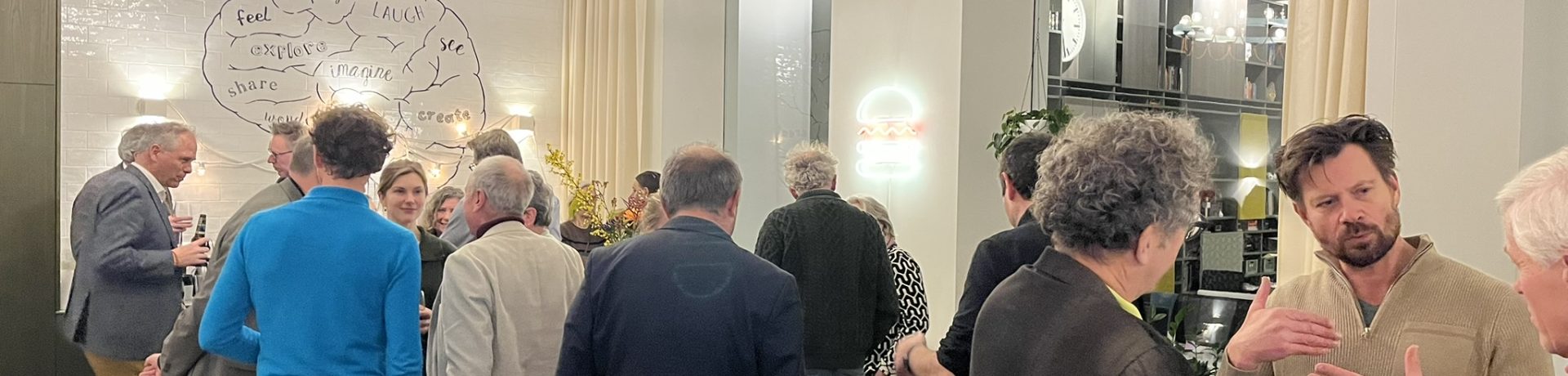 Gezelligheid tijdens de Nieuwjaarsreceptie