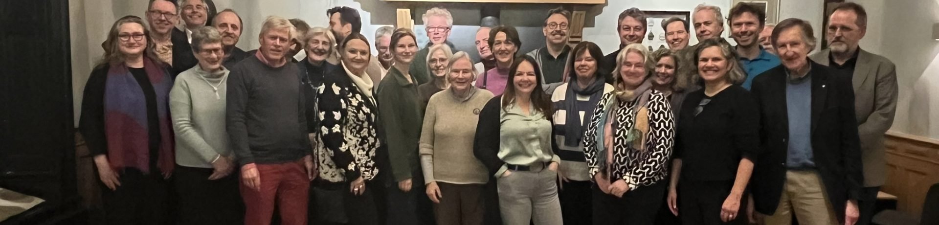 Nieuwjaarsreceptie 2026 groepsfoto