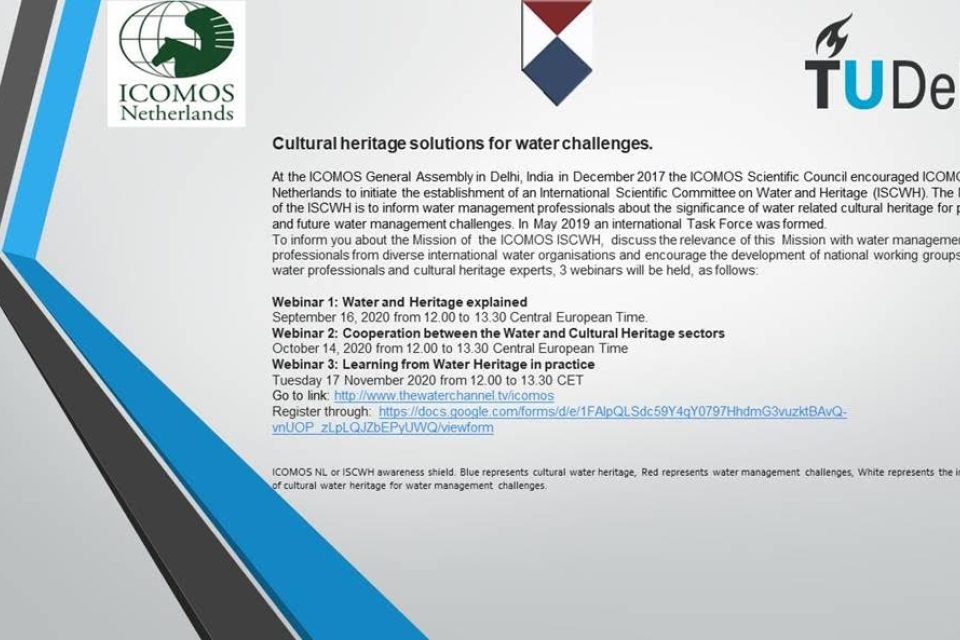 water and heritage webinars