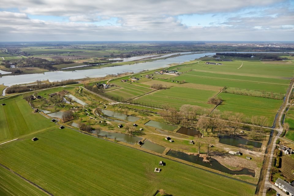 Luchtfoto Werk aan de Groeneweg