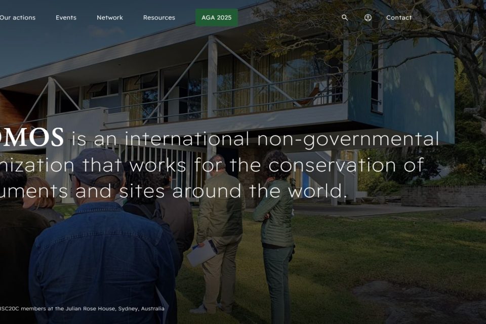 Website van ICOMOS Internationaal