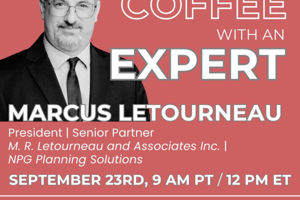 Coffee with an expert - Marcus Letourneau