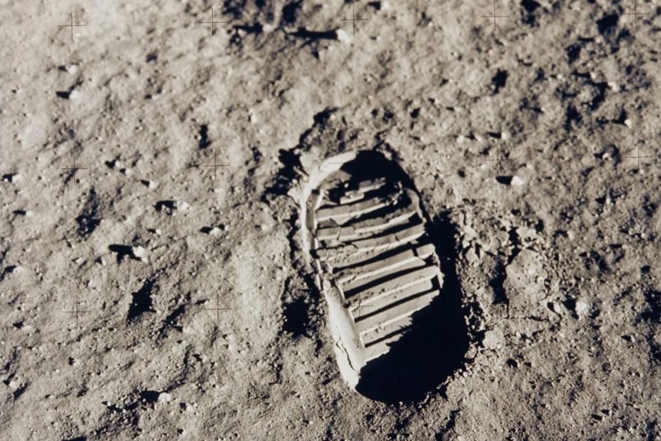 Apollo 11 bootprint