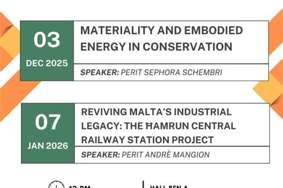 ICOMOS Malta Lunchtime Series