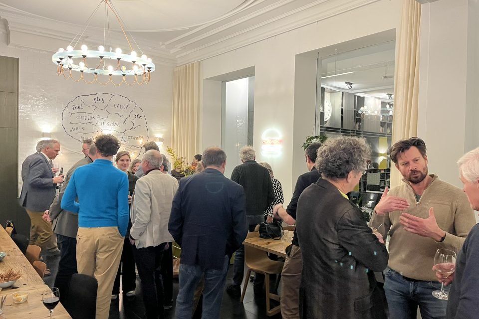 Gezelligheid tijdens de Nieuwjaarsreceptie