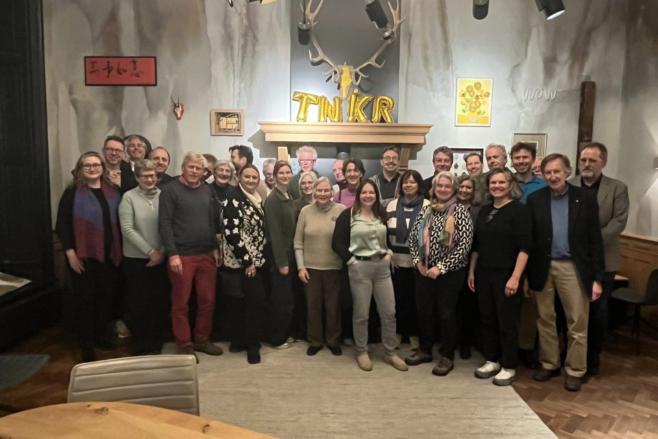 Nieuwjaarsreceptie 2026 groepsfoto