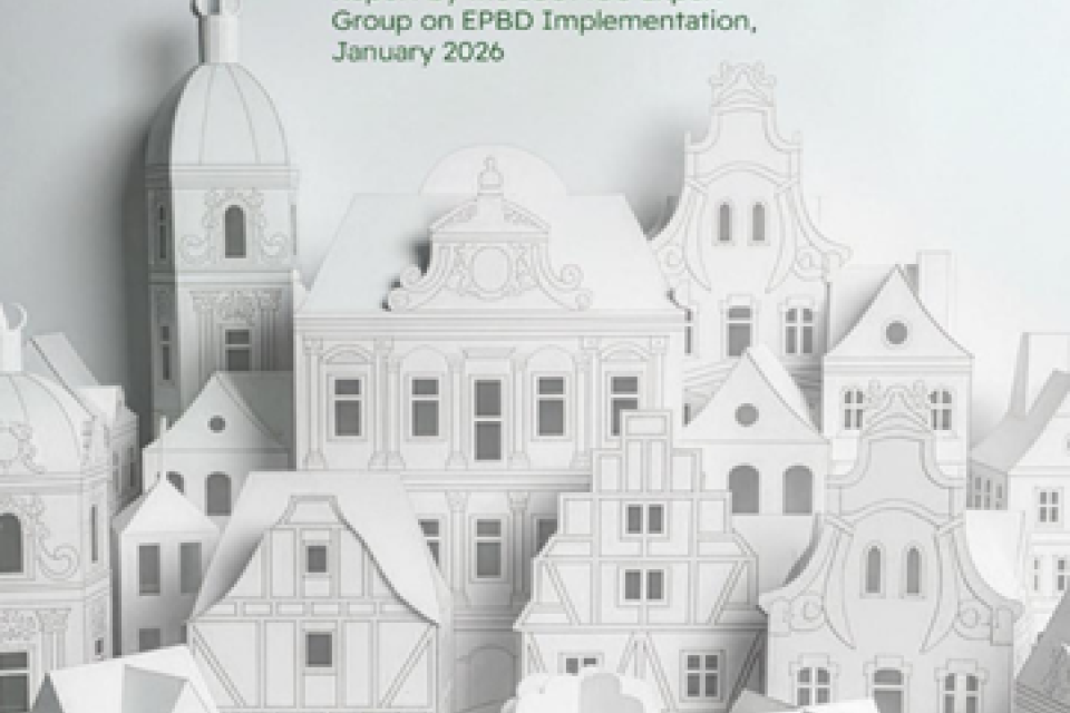 Voorblad European energy performance of buildings directive and cultural heritage