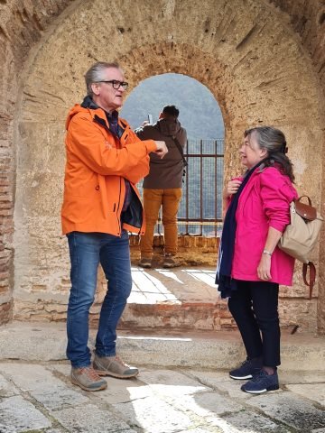 Foto van Marc en Karin tijdens de Study Tour