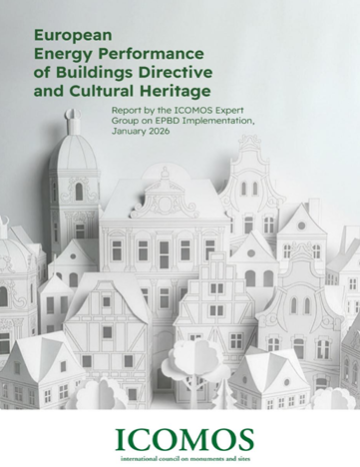 Voorblad European energy performance of buildings directive and cultural heritage
