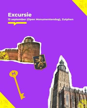 Excursie Erfgoed Jong Zutphen poster